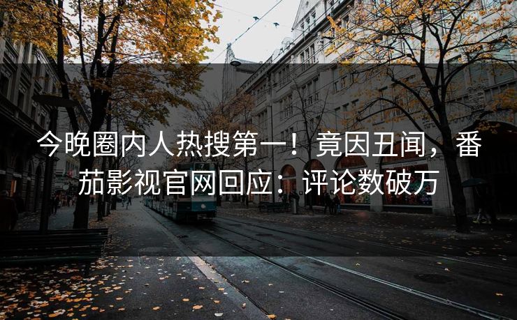 今晚圈内人热搜第一！竟因丑闻，番茄影视官网回应：评论数破万